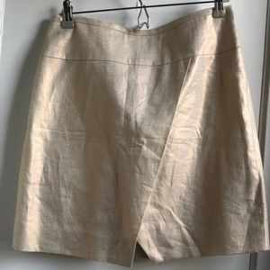 Gold J. Crew skirt